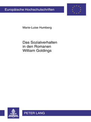 cover image of Das Sozialverhalten in den Romanen William Goldings